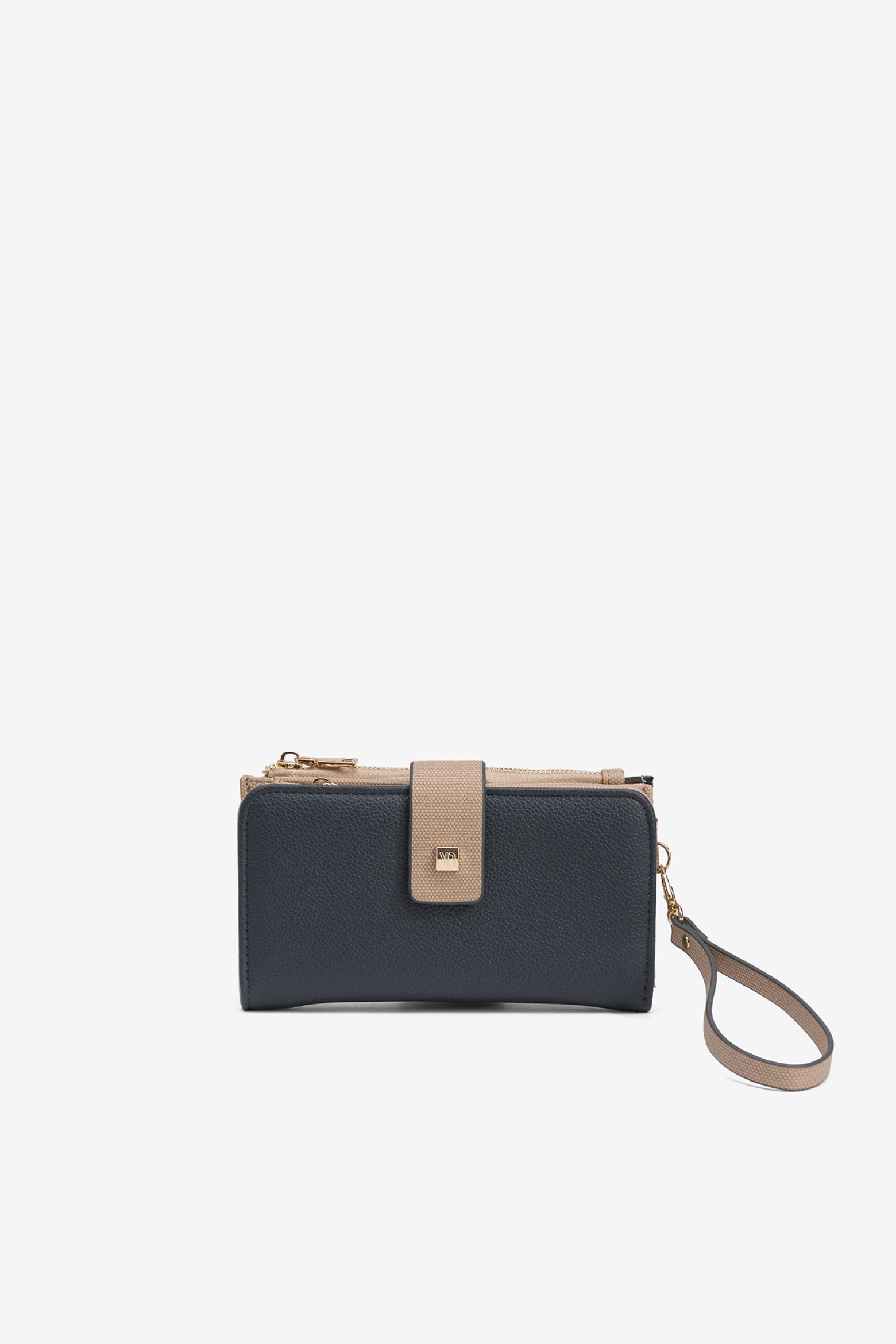 Monedero Bicolor con Solapa