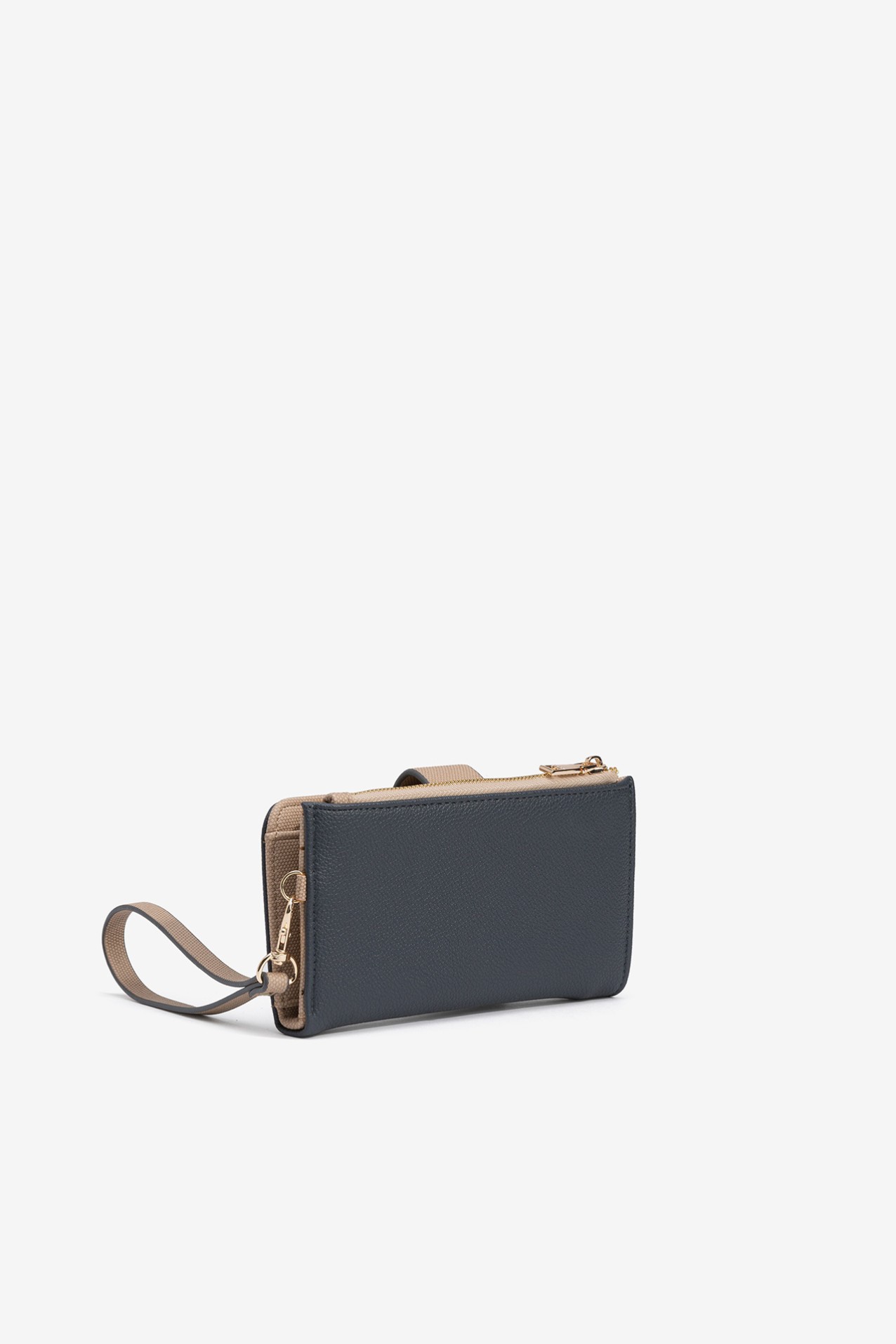 Bicolor Coin Purse with Flap