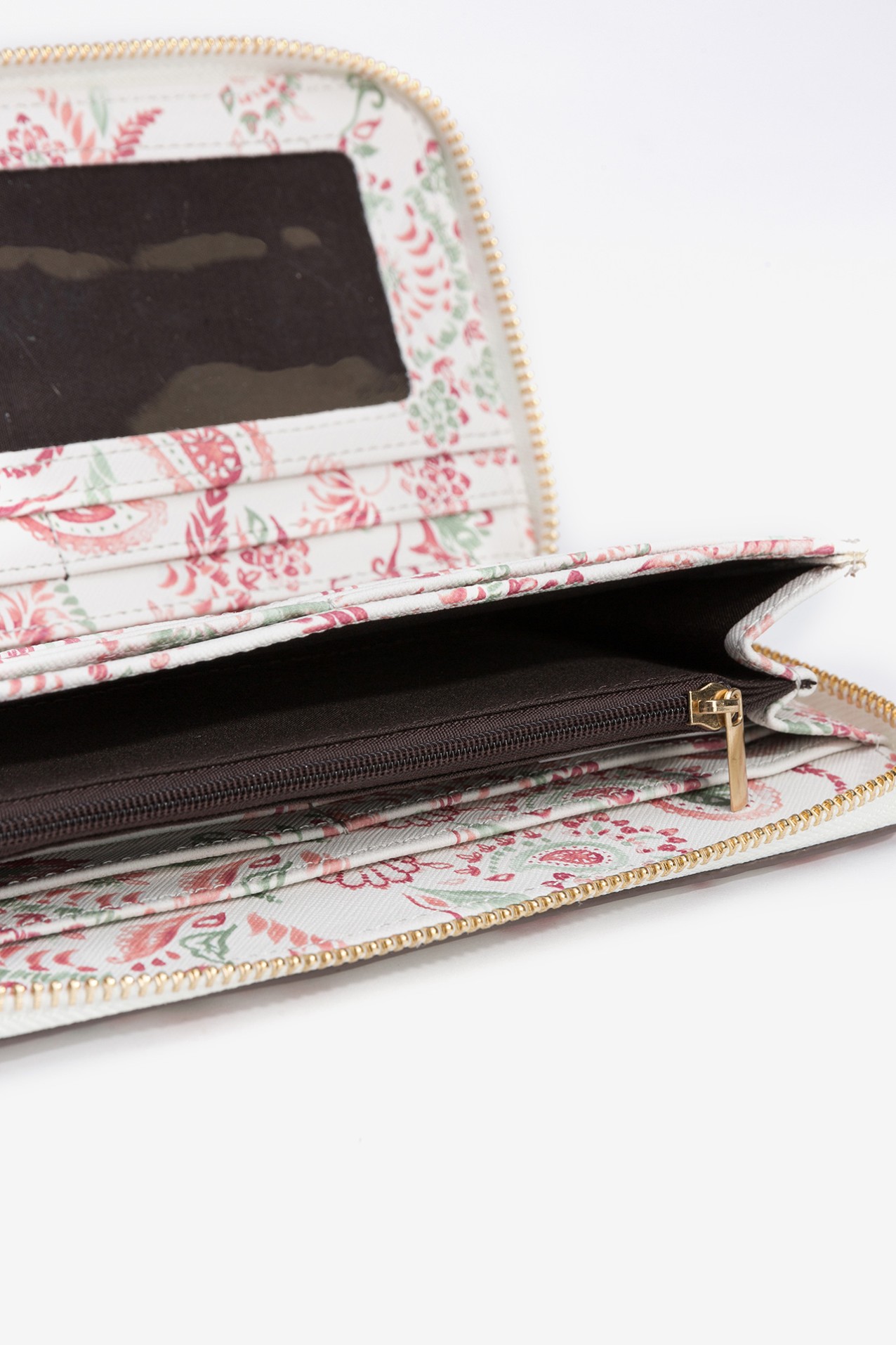 Porta Moedas Grande Estampado Paisley