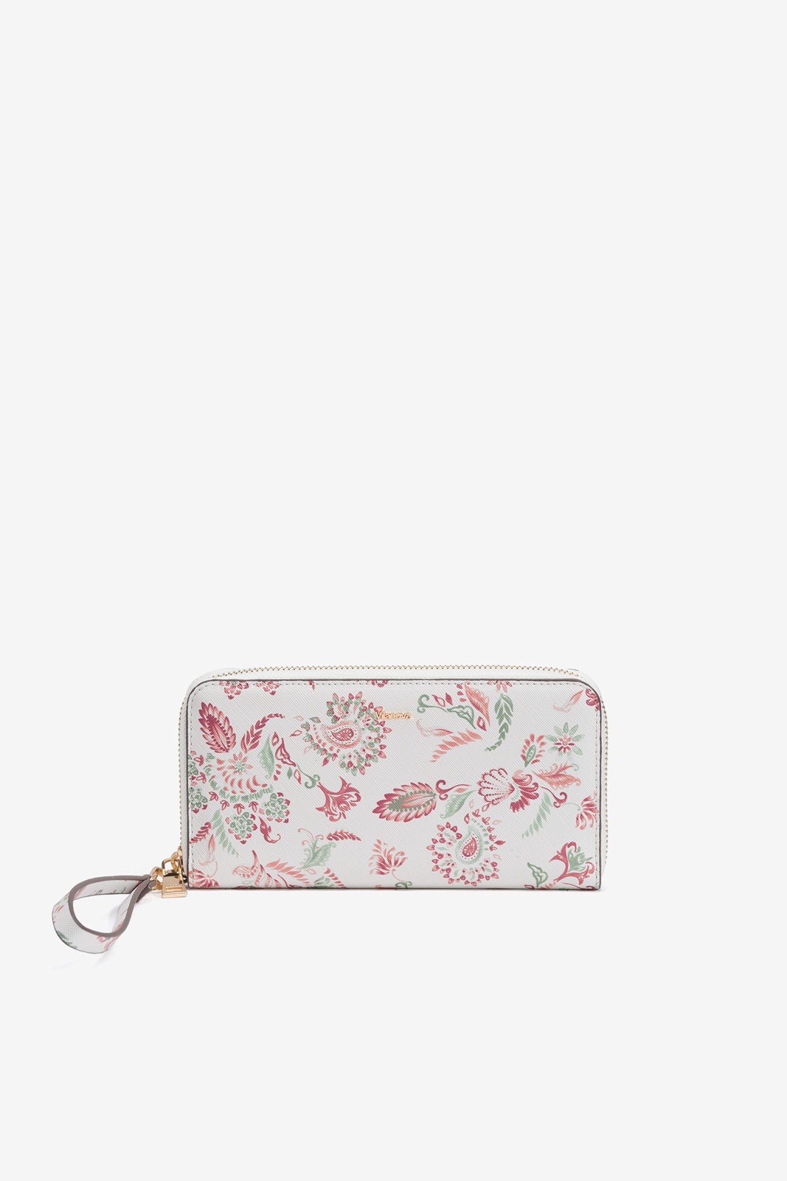 Porta Moedas Grande Estampado Paisley