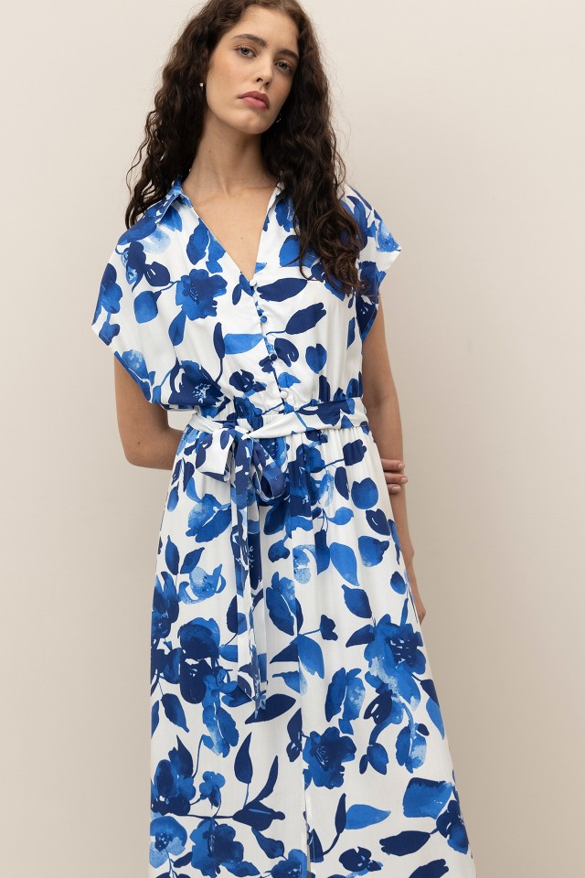 Vestido Midi Estampado