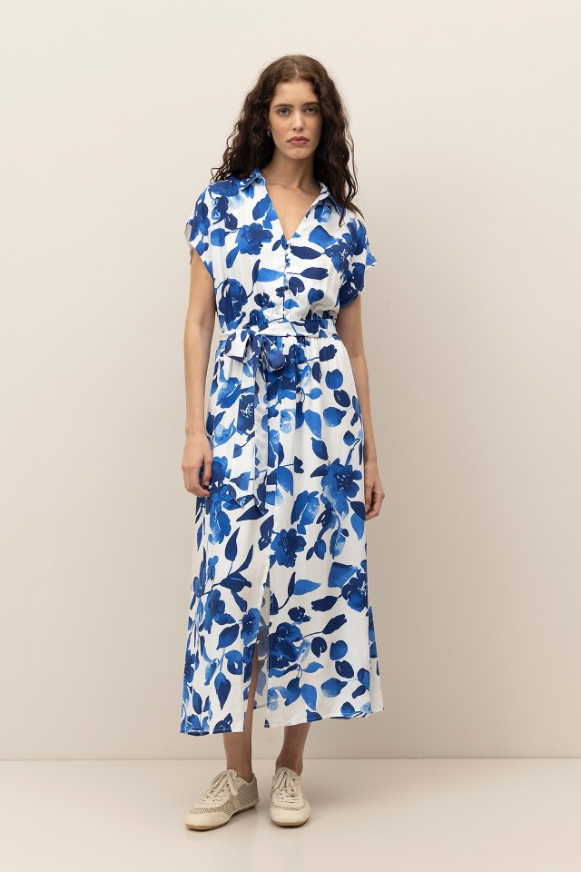 Vestido Midi Estampado