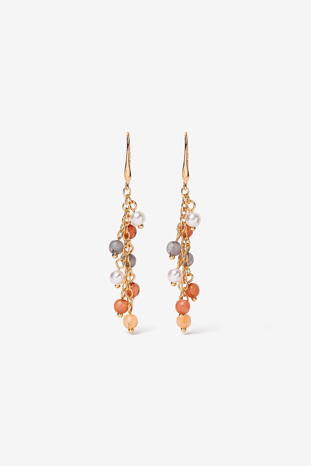 Pendientes Largos con Cuentas
