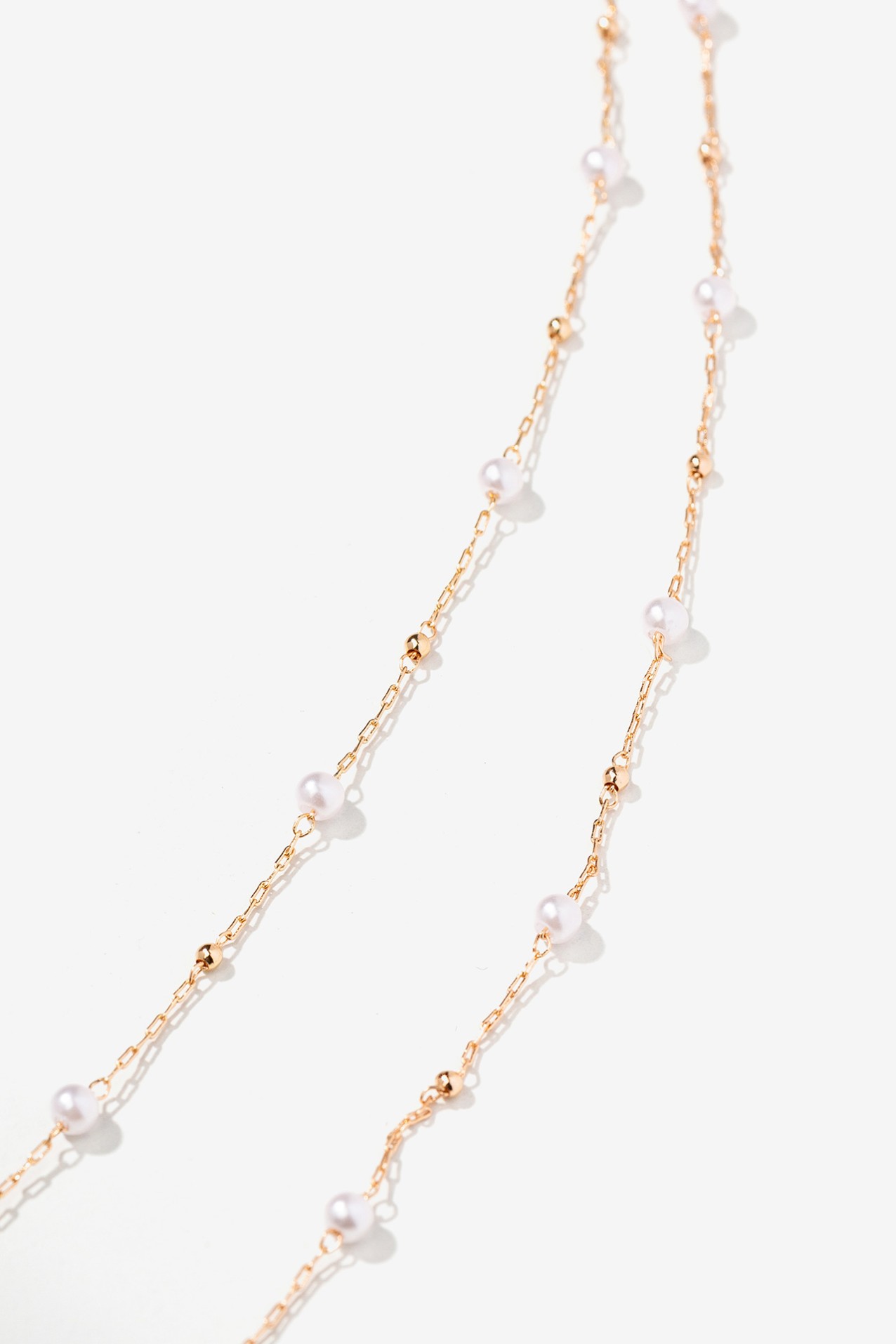 Colar Duplo Efeito Prola