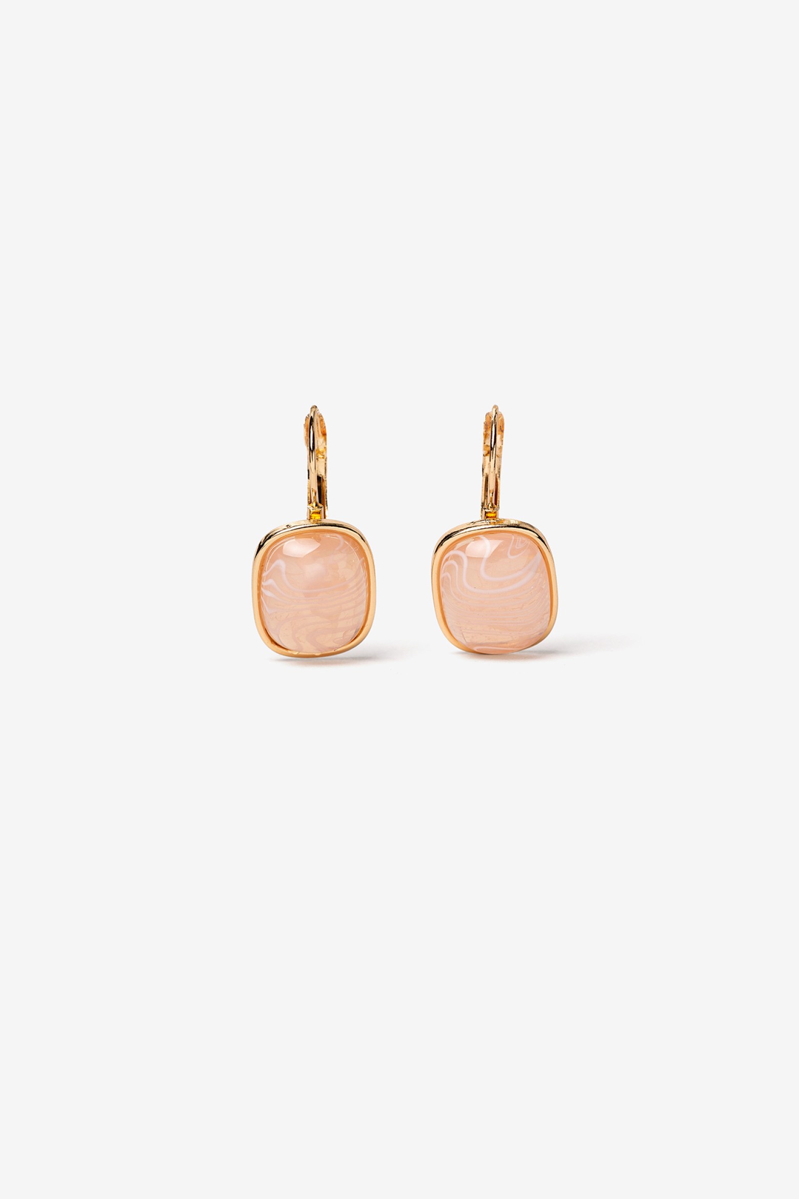 Earrings with Acrylic Detail