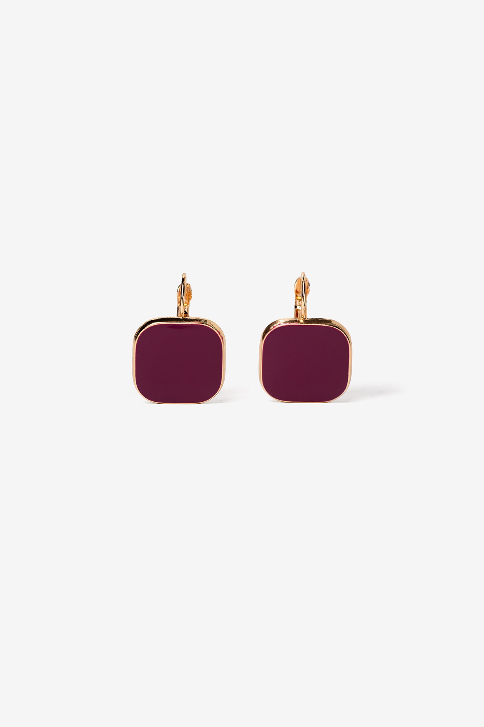 Pendientes Cuadrados Esmaltados