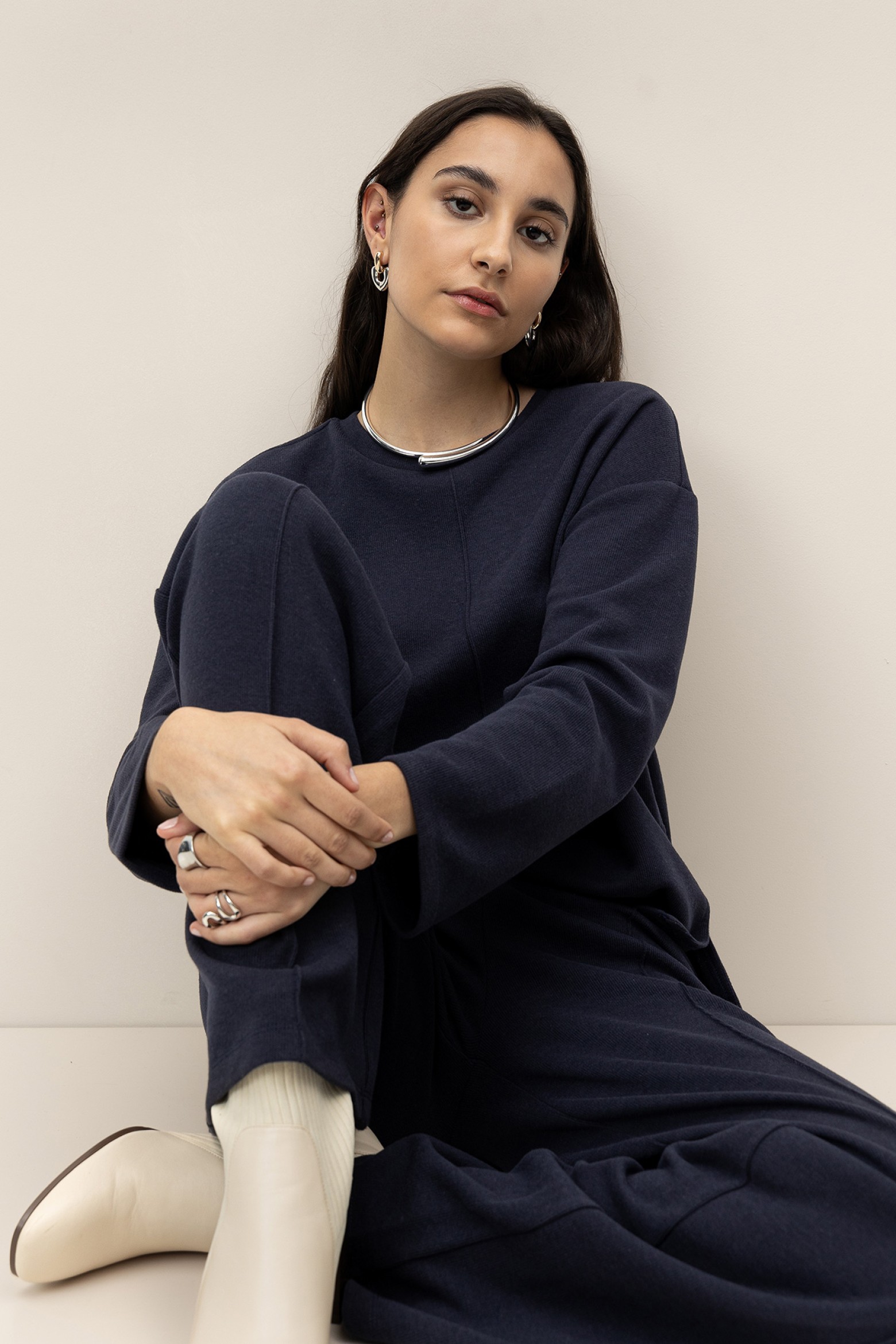 T-Shirt Tricotada Relaxed Fit