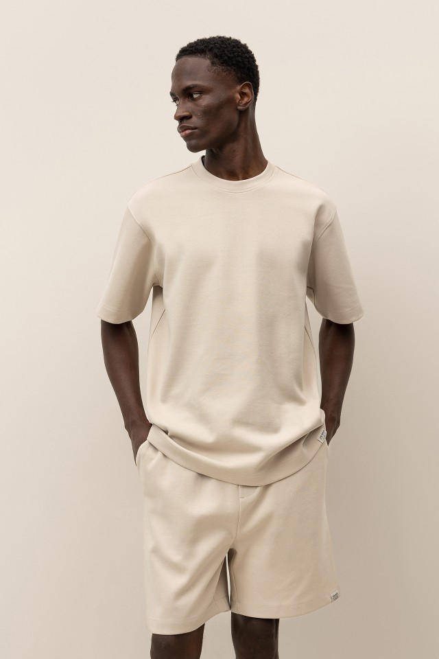 Relaxed Knit T-Shirt