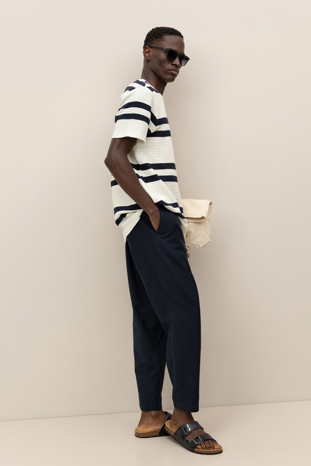 Relaxed Linen Effect Pants