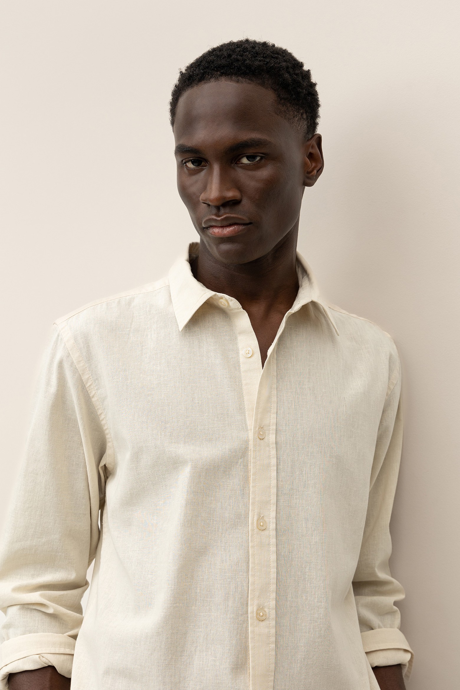 Regular Fit Linen Shirt