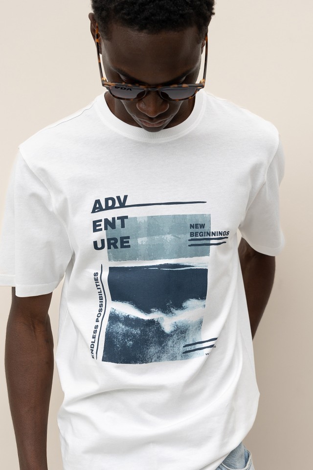 Printed Message T-Shirt