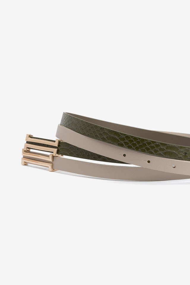 Pack 2 Cintos Finos Pack 2 Cintos Finos