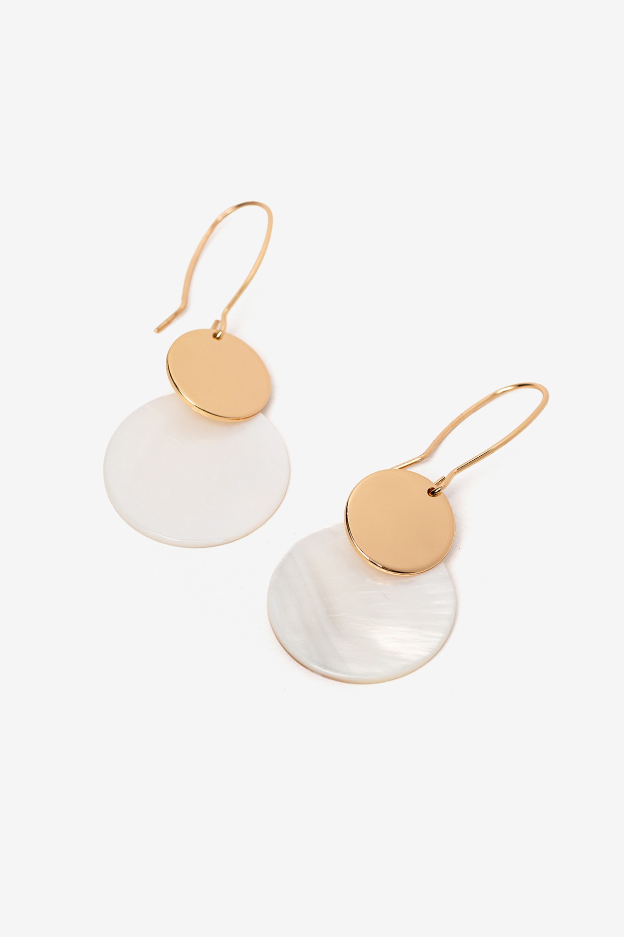 Brincos de Gancho Pendente Madreprola