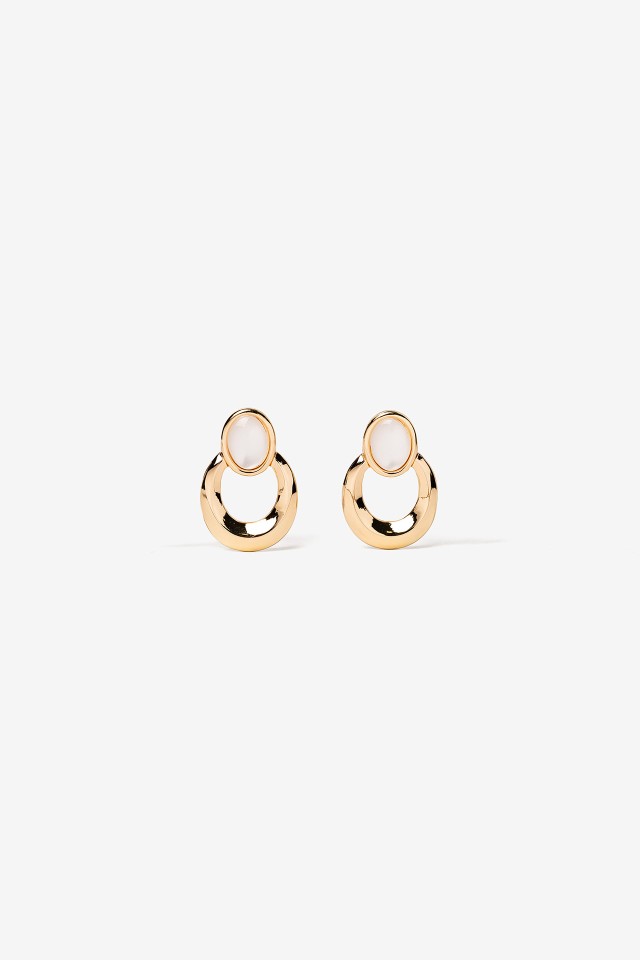 Pendientes Metlicos con Acrlico