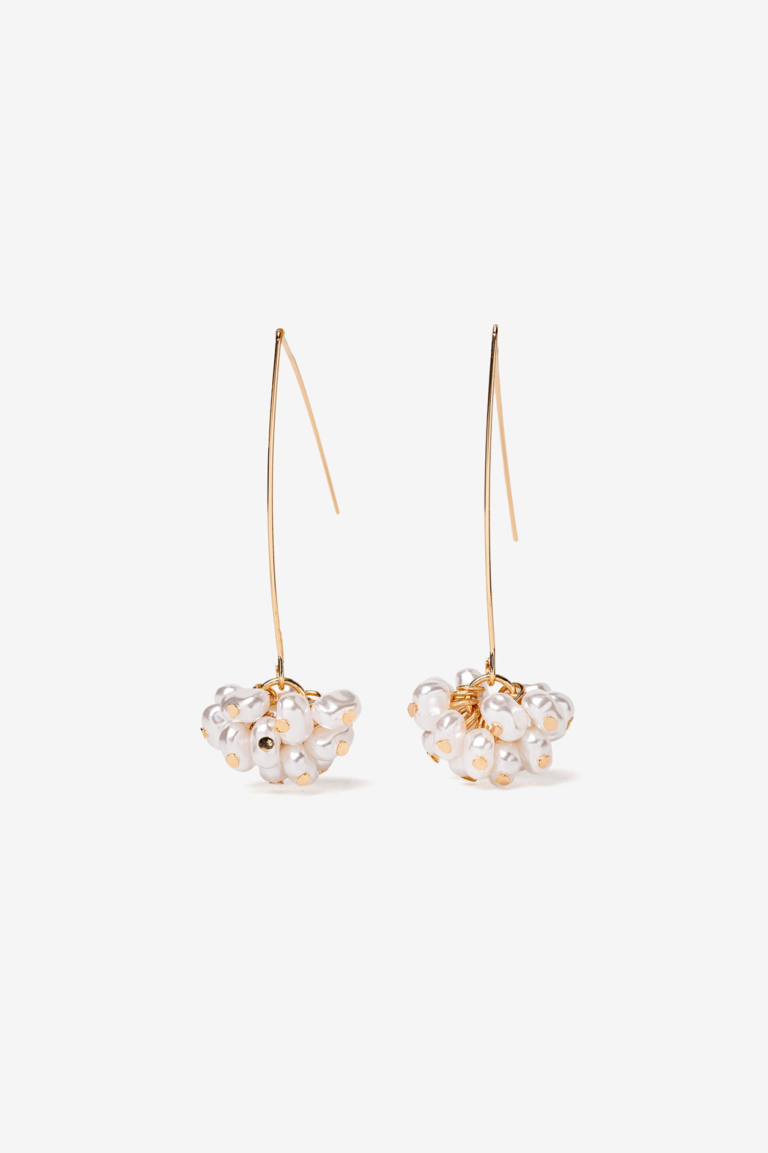 Pendientes de Gancho con Efecto Perla