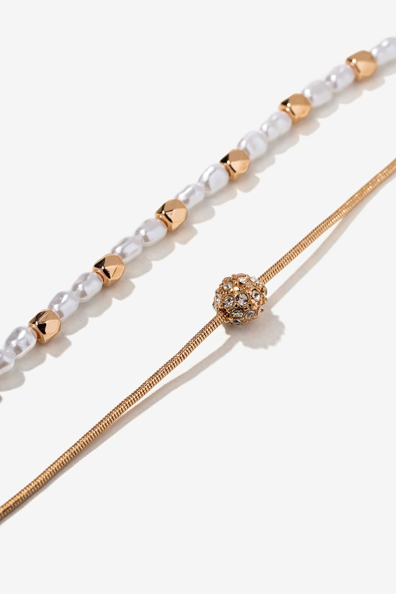 Pack Duas Pulseiras Efeito Prola