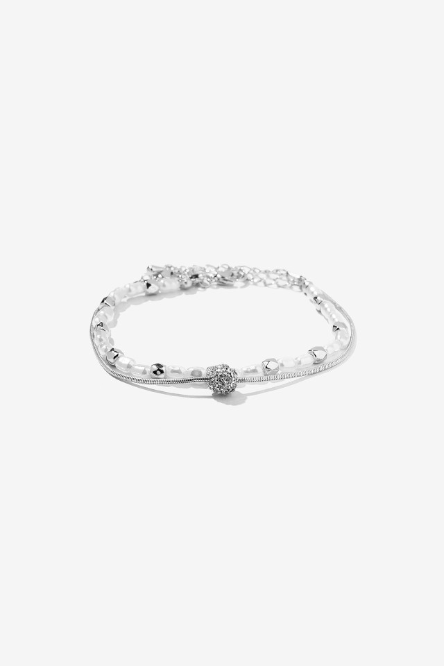 Pack de Dos Pulseras con Efecto Perla