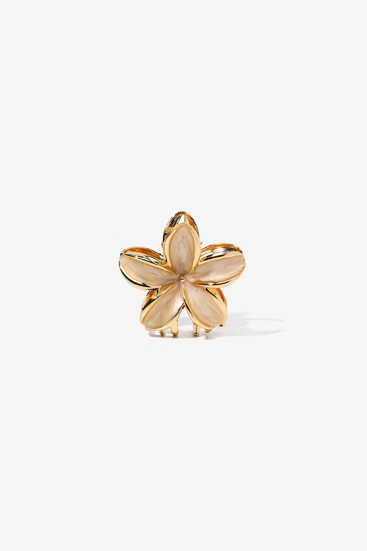 Enamel Flower Hair Clip
