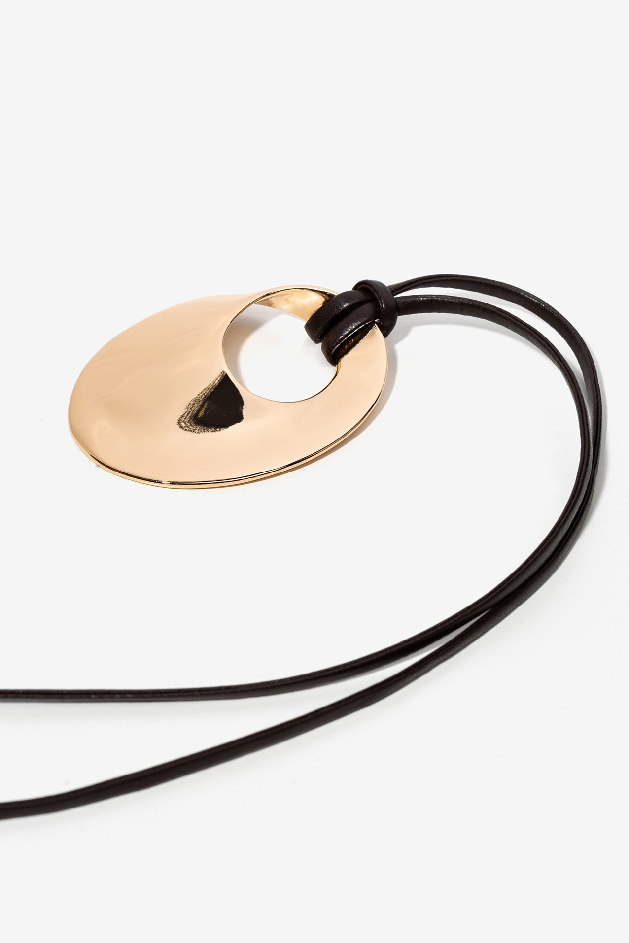 Colar Longo Pendente Metlico