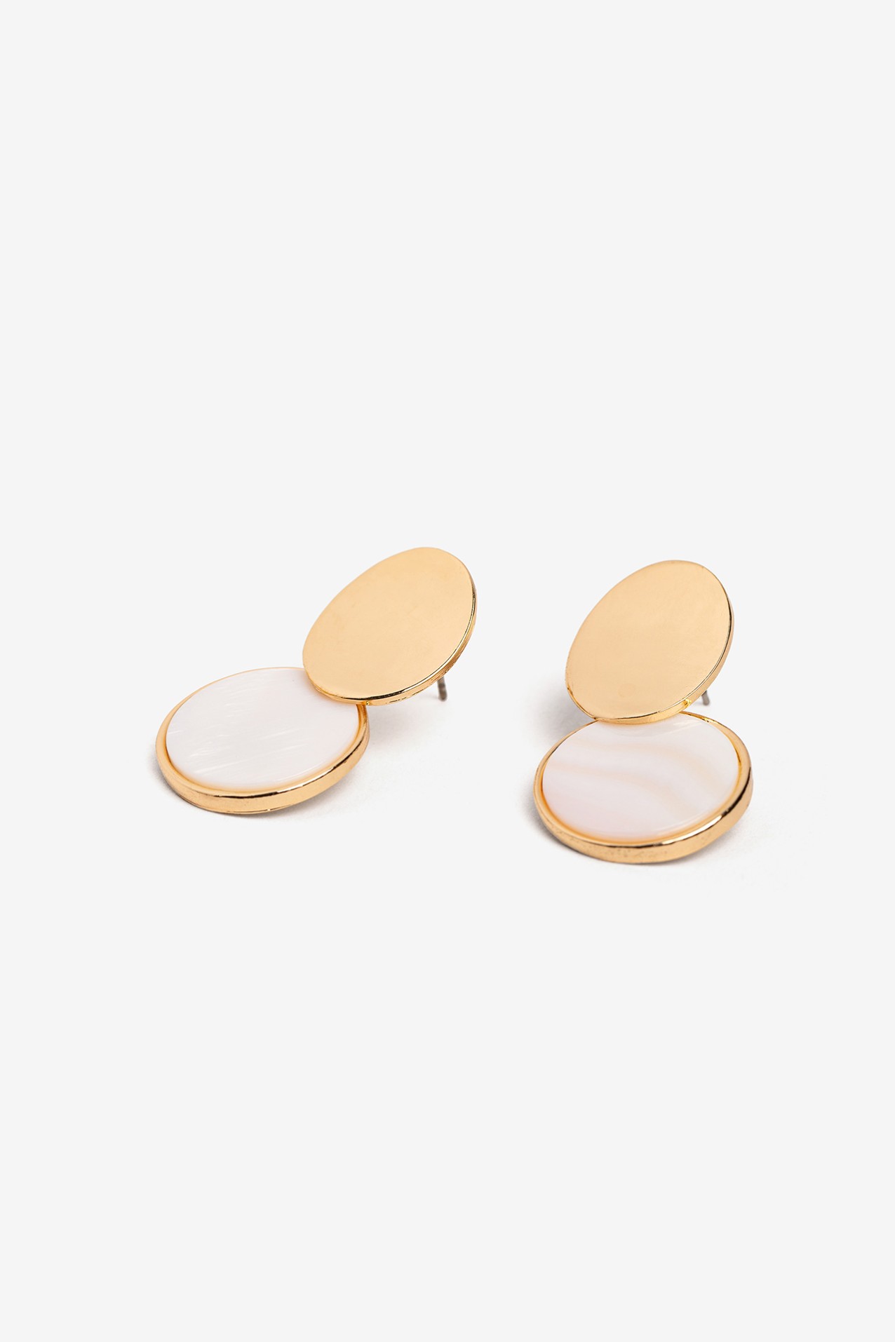 Dangling Mother-of-Pearl Earrings