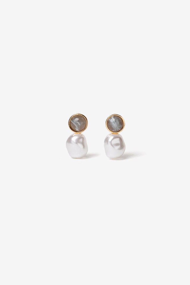 Pendientes Colgantes con Efecto Perla