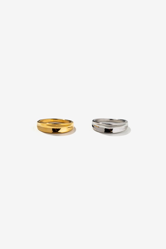 Pack de Anillos de Acero Bicolor