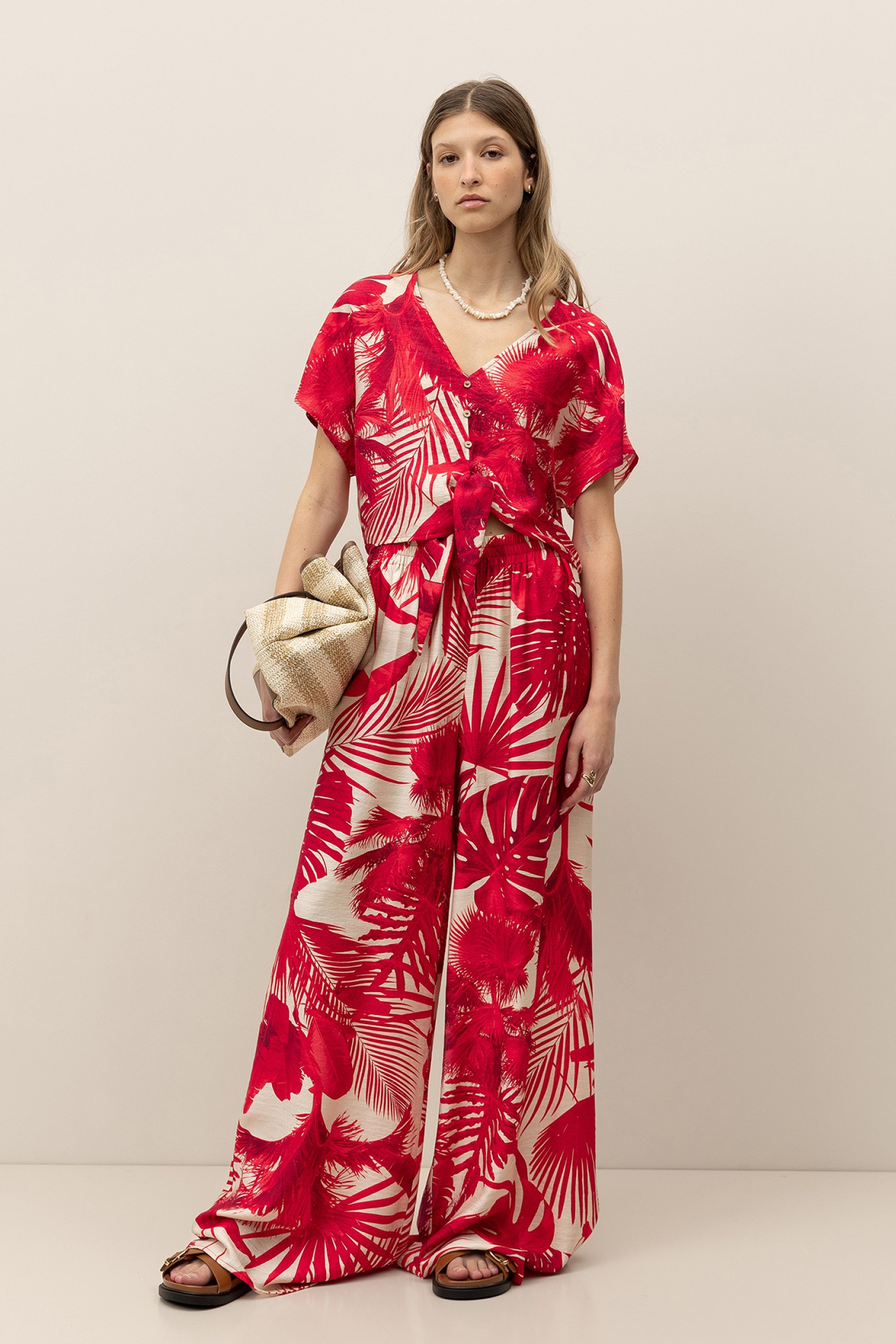 Printed Palazzo Pants