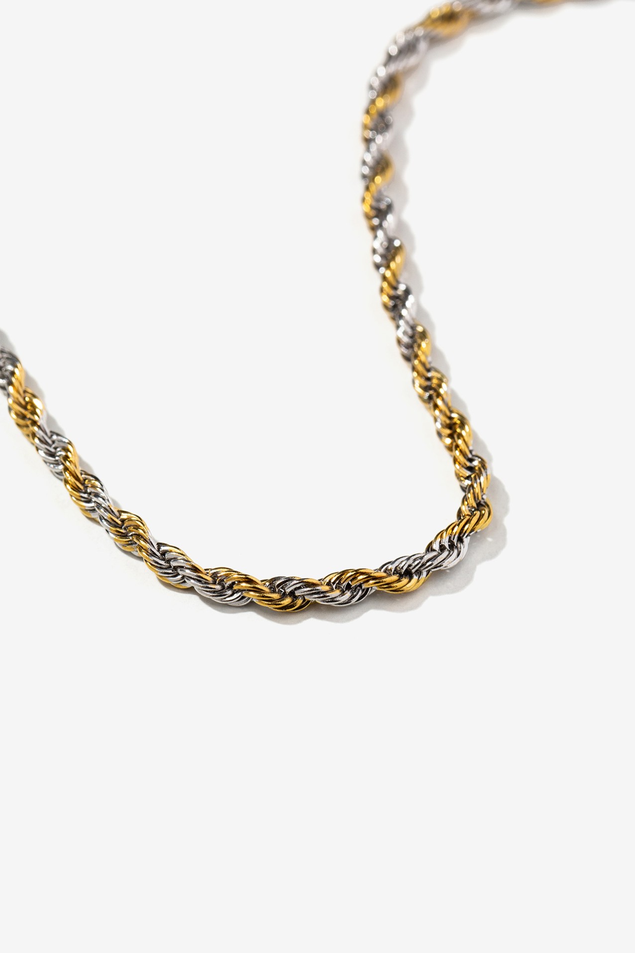Bicolor Stainless Steel Necklace