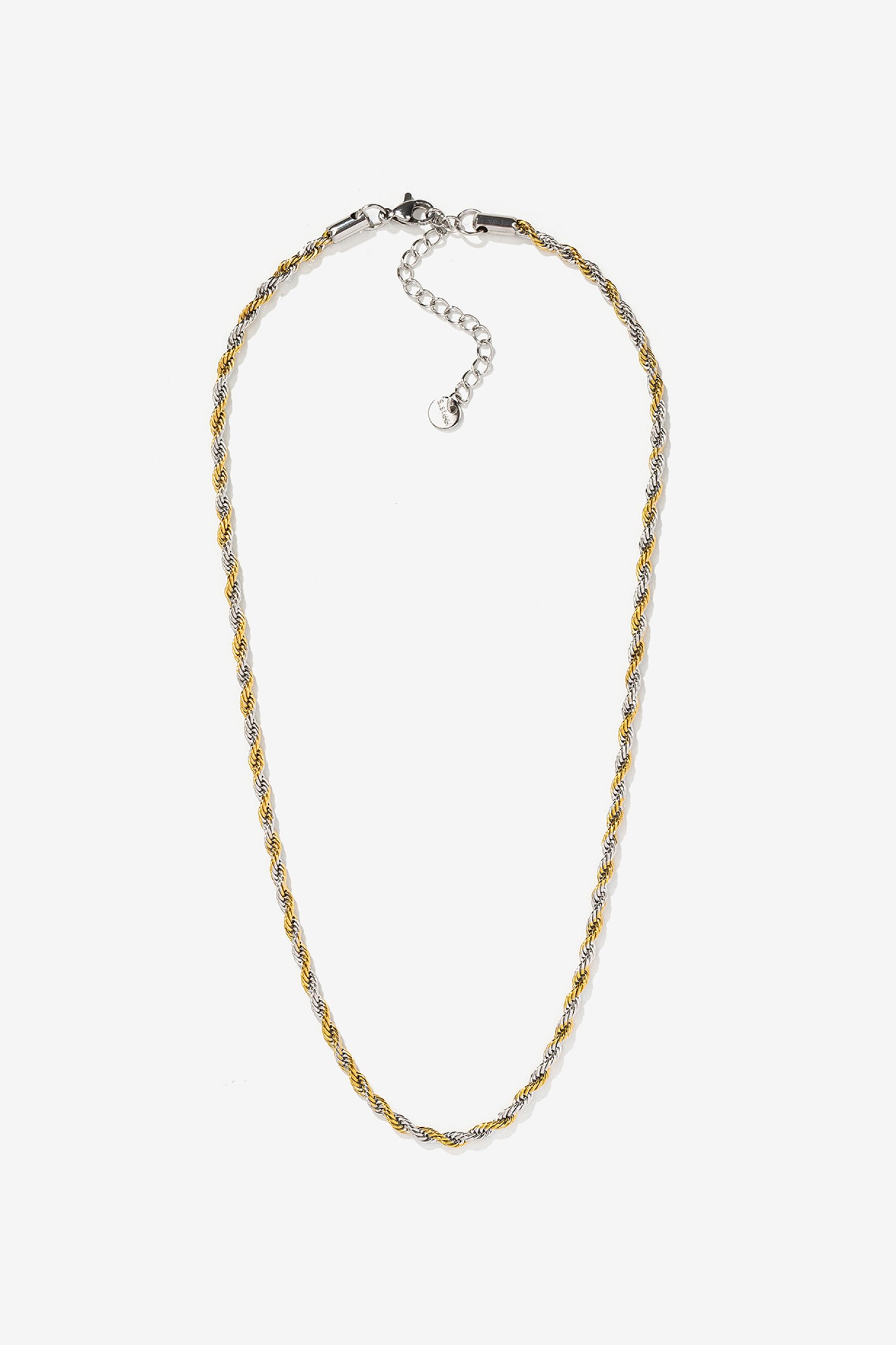 Collar Acero Inoxidable Bicolor