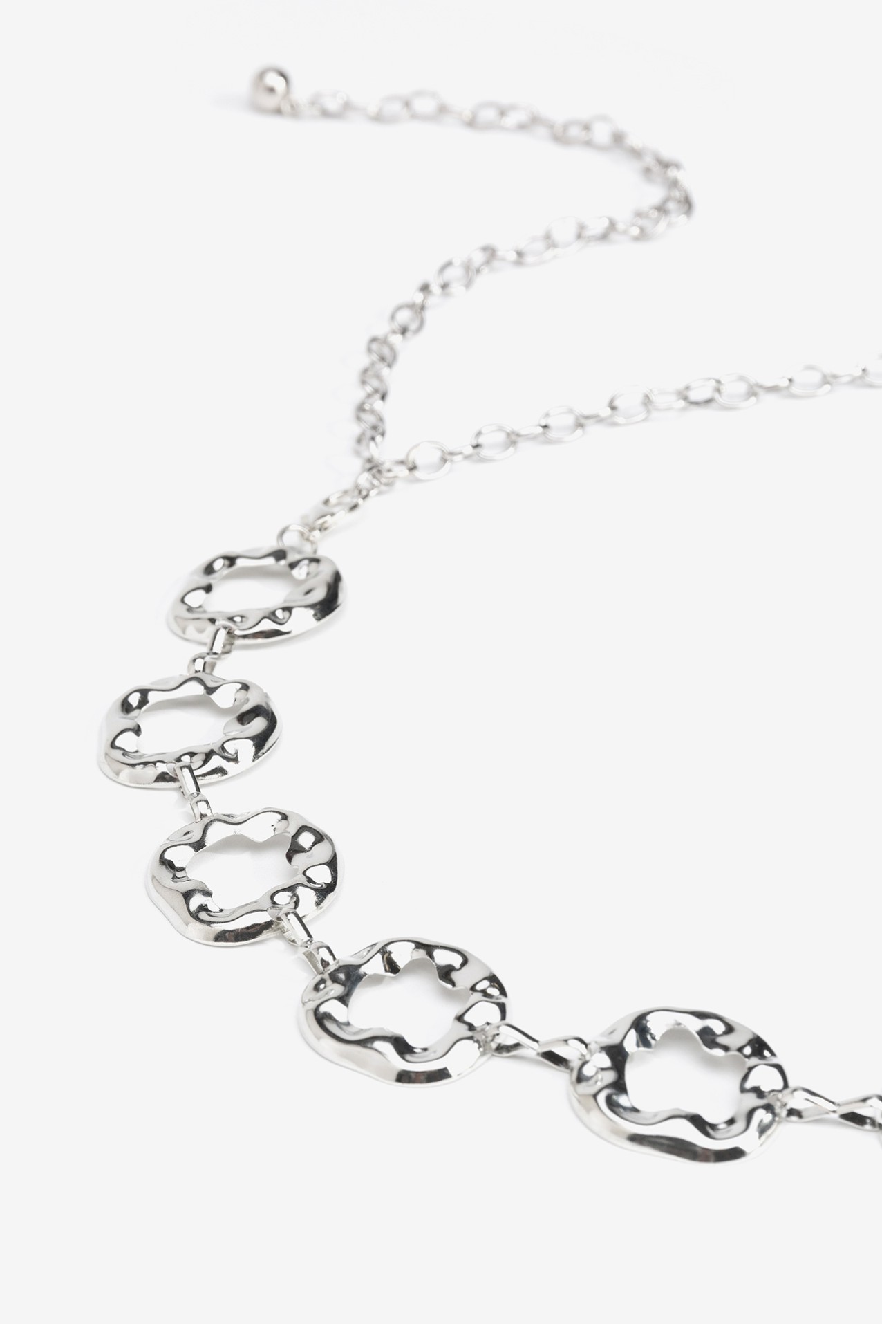 Metal Belt with Irregular Rings