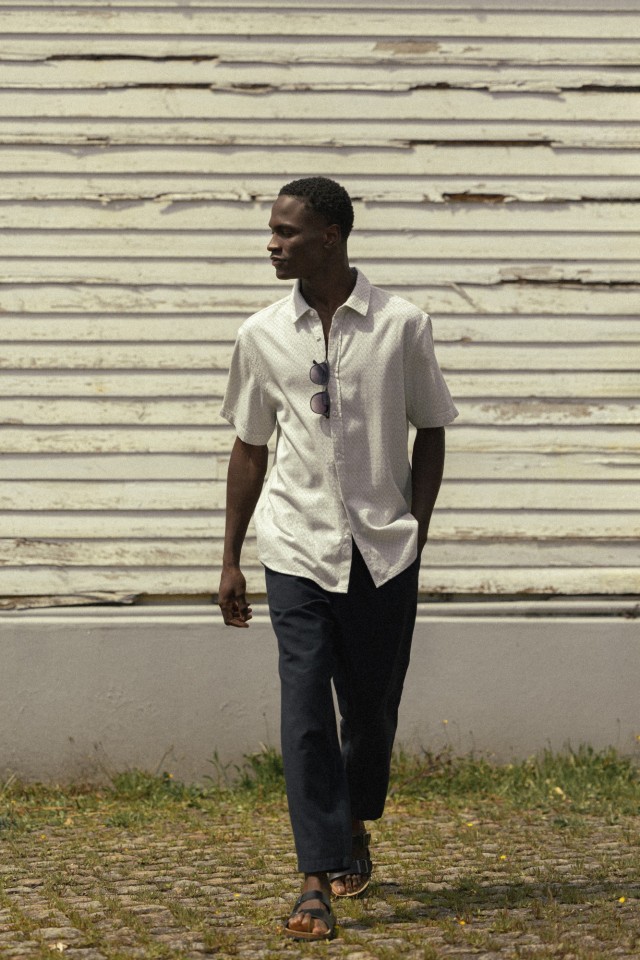 Relaxed Linen Effect Pants