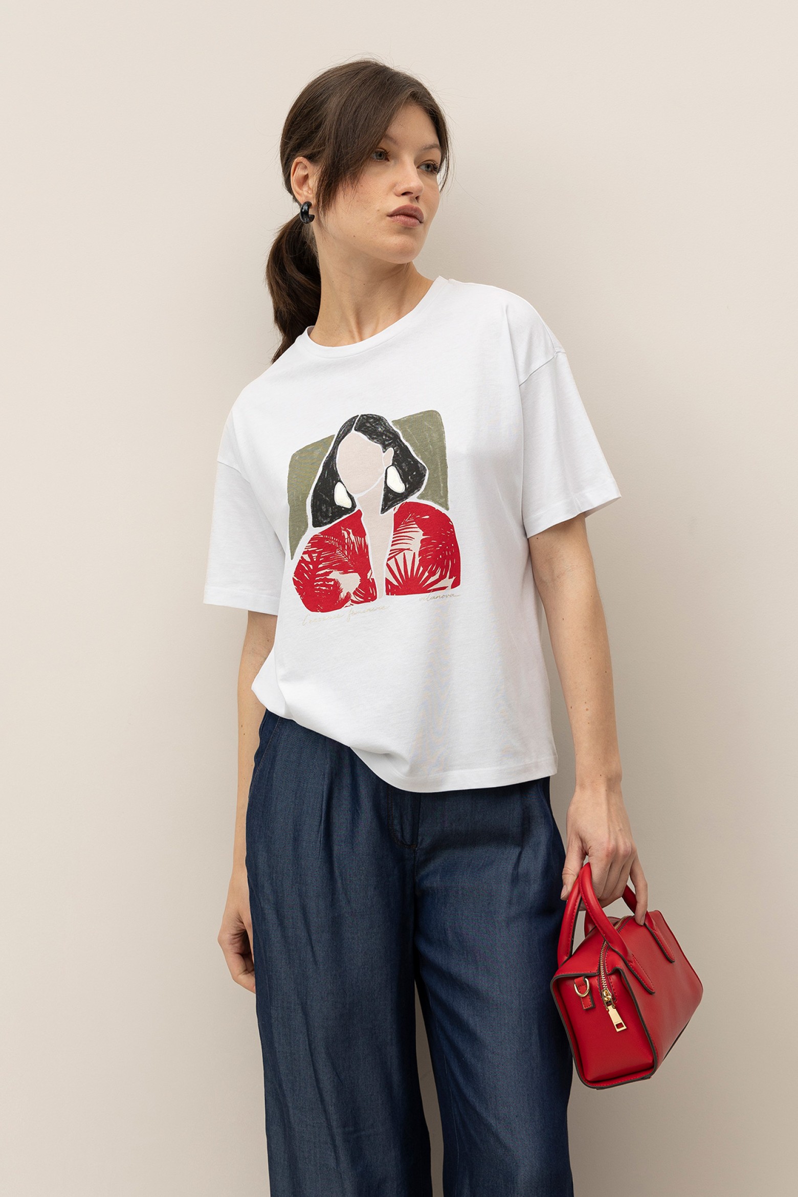 T-Shirt Relaxed Fit Estampada