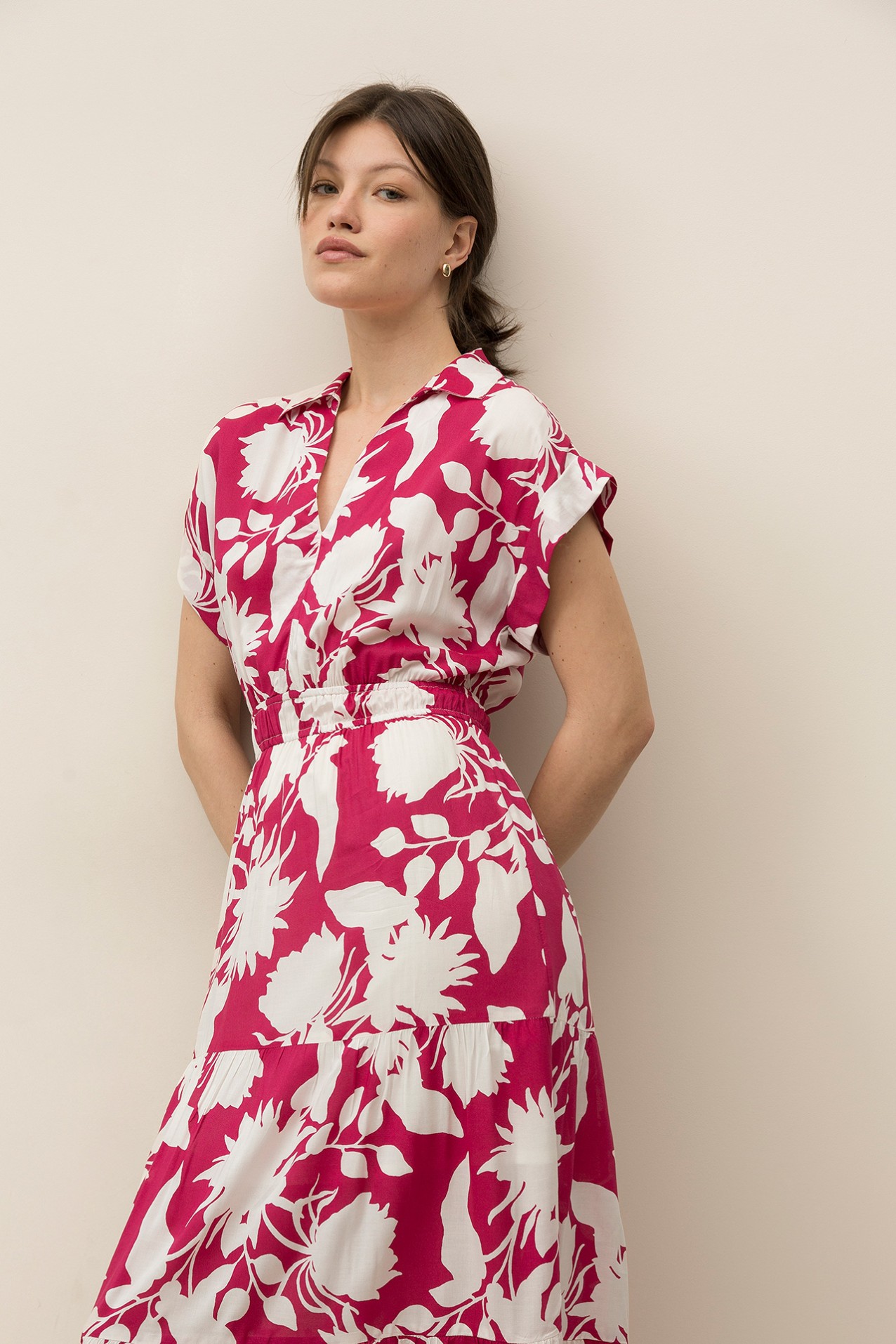 Vestido Midi Estampado