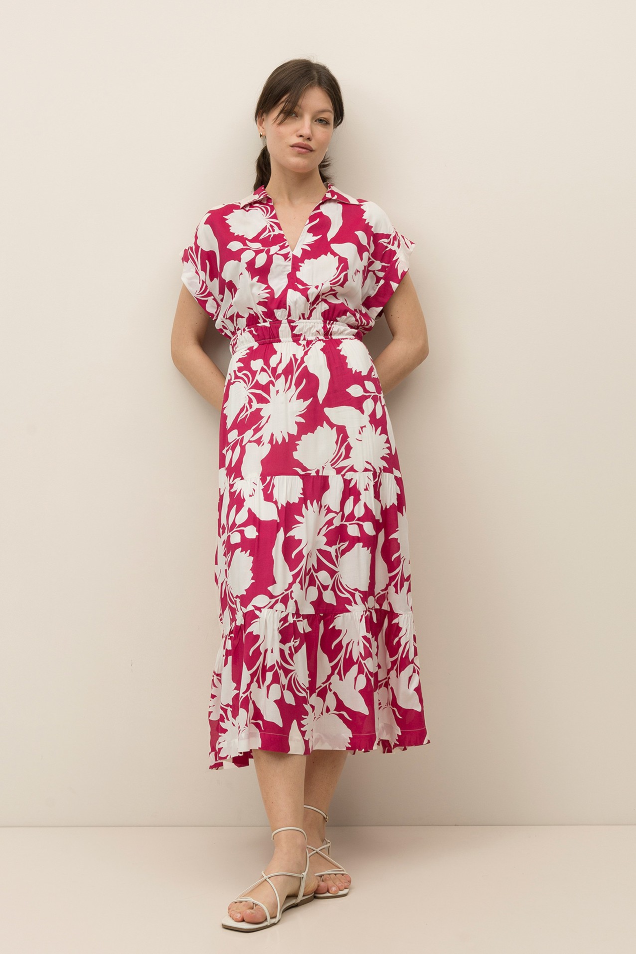 Vestido Midi Estampado