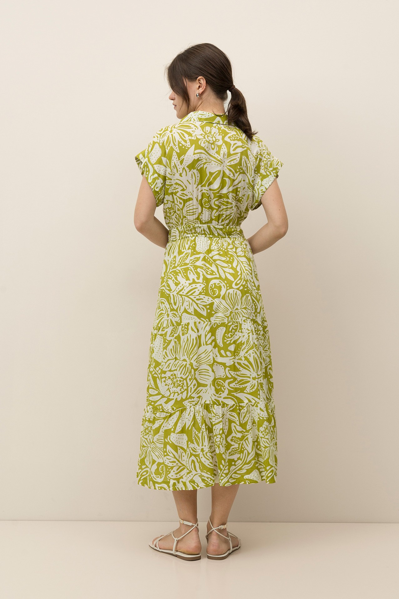 Vestido Midi Estampado