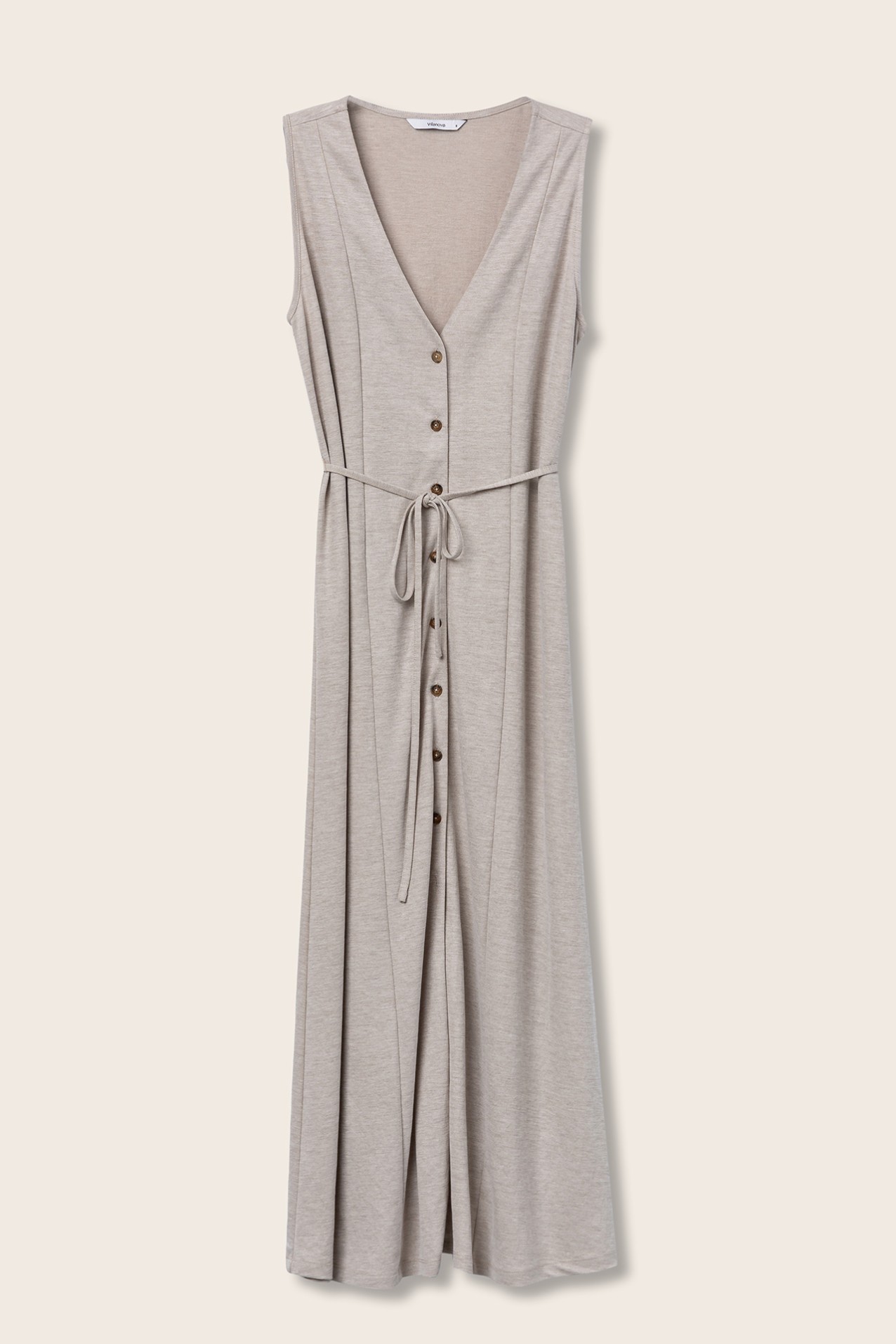 Vestido Midi com Cordo