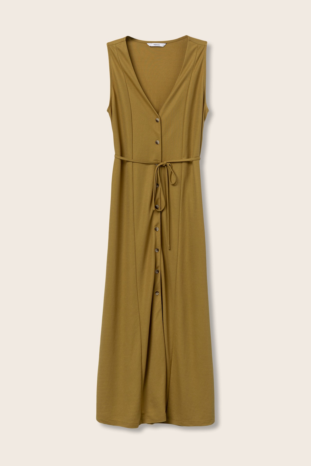 Vestido Midi com Cordo