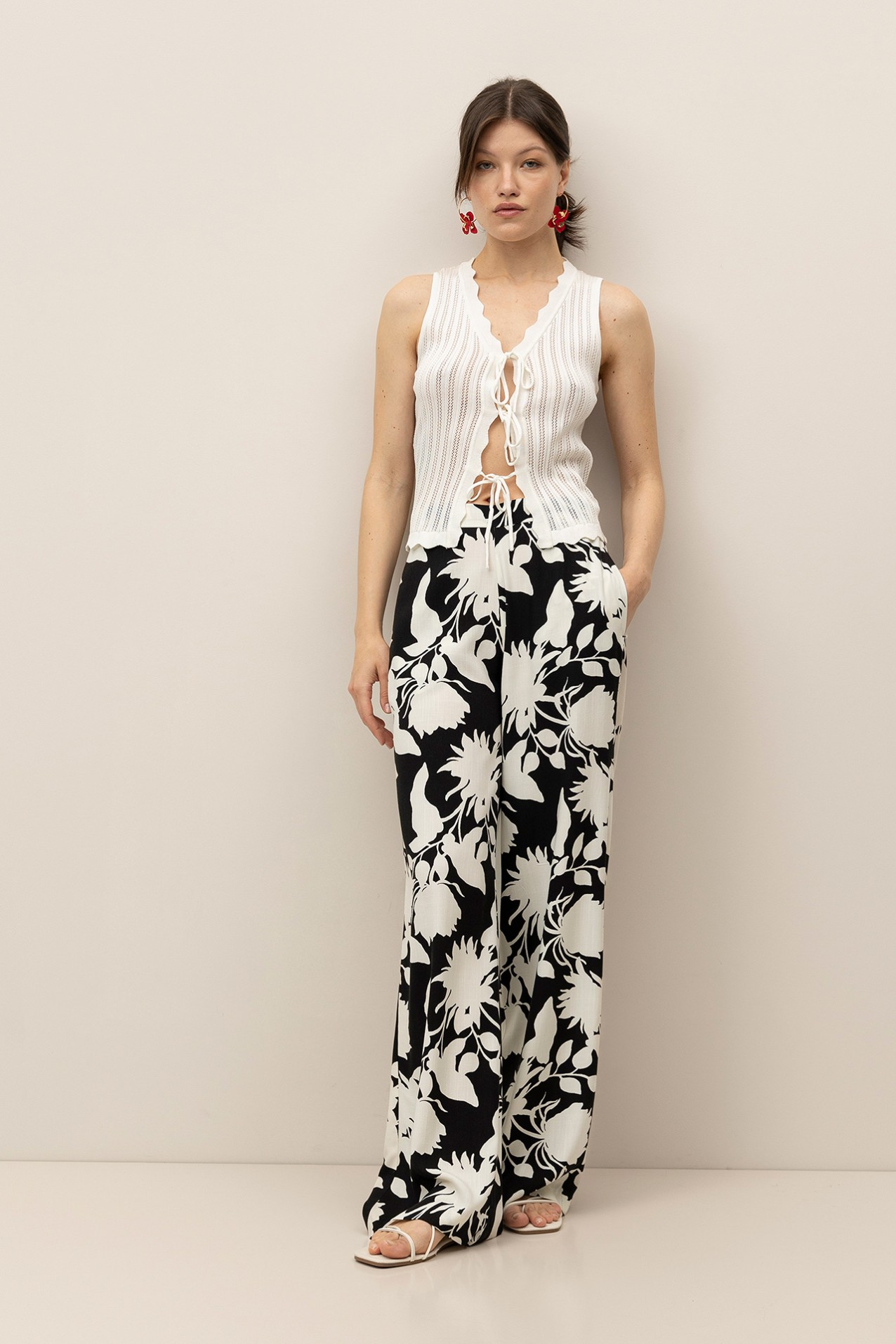 Calas Wide Leg Estampada