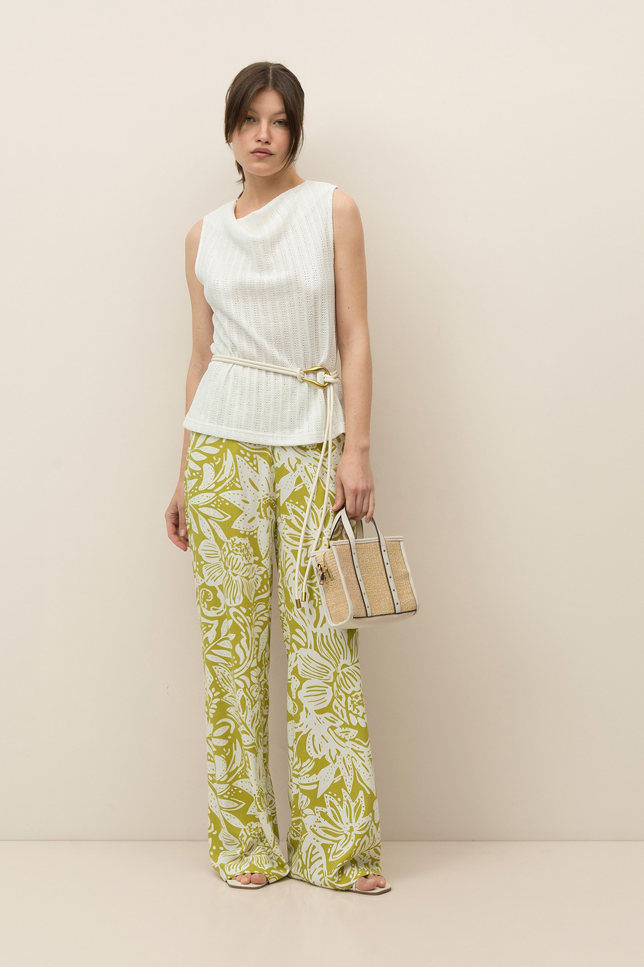 Calas Wide Leg Estampada