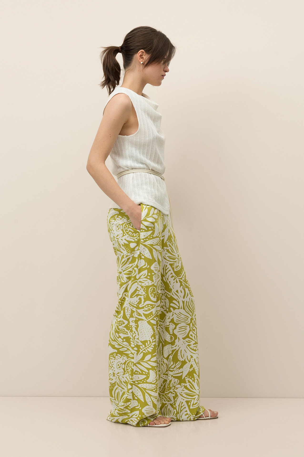 Calas Wide Leg Estampada