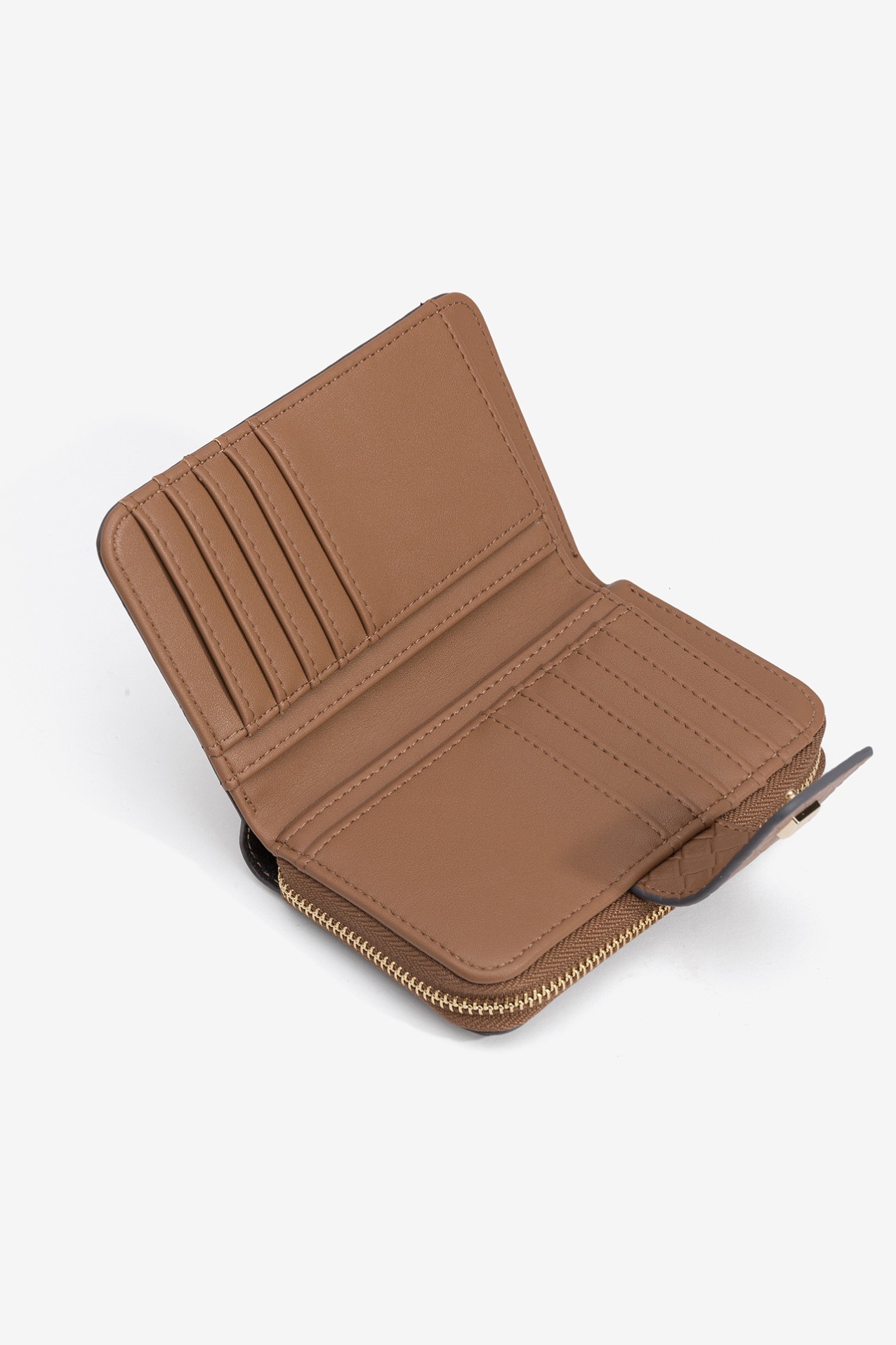 Bicolour Wallet with Flap