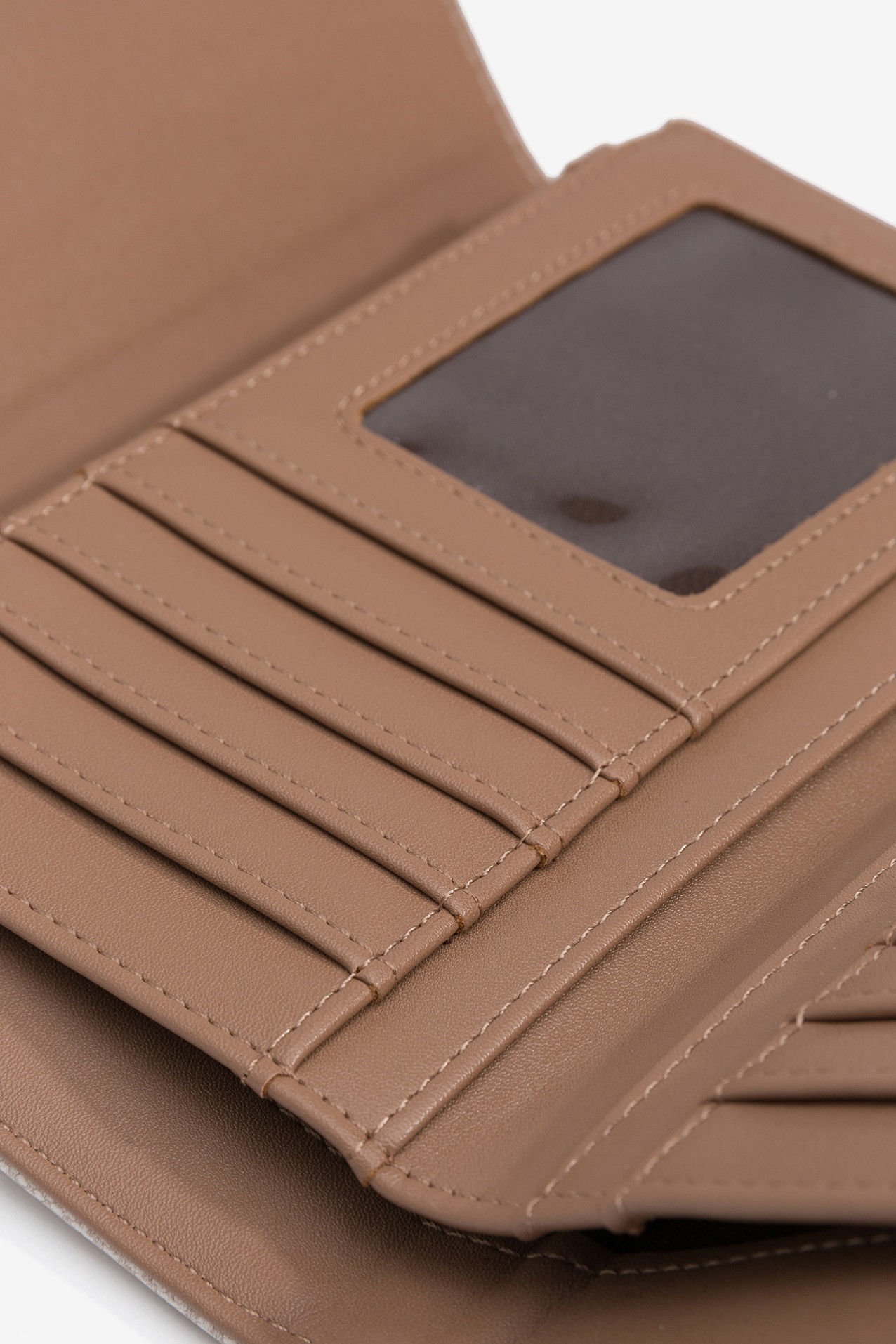 Bicolour Wallet with Flap