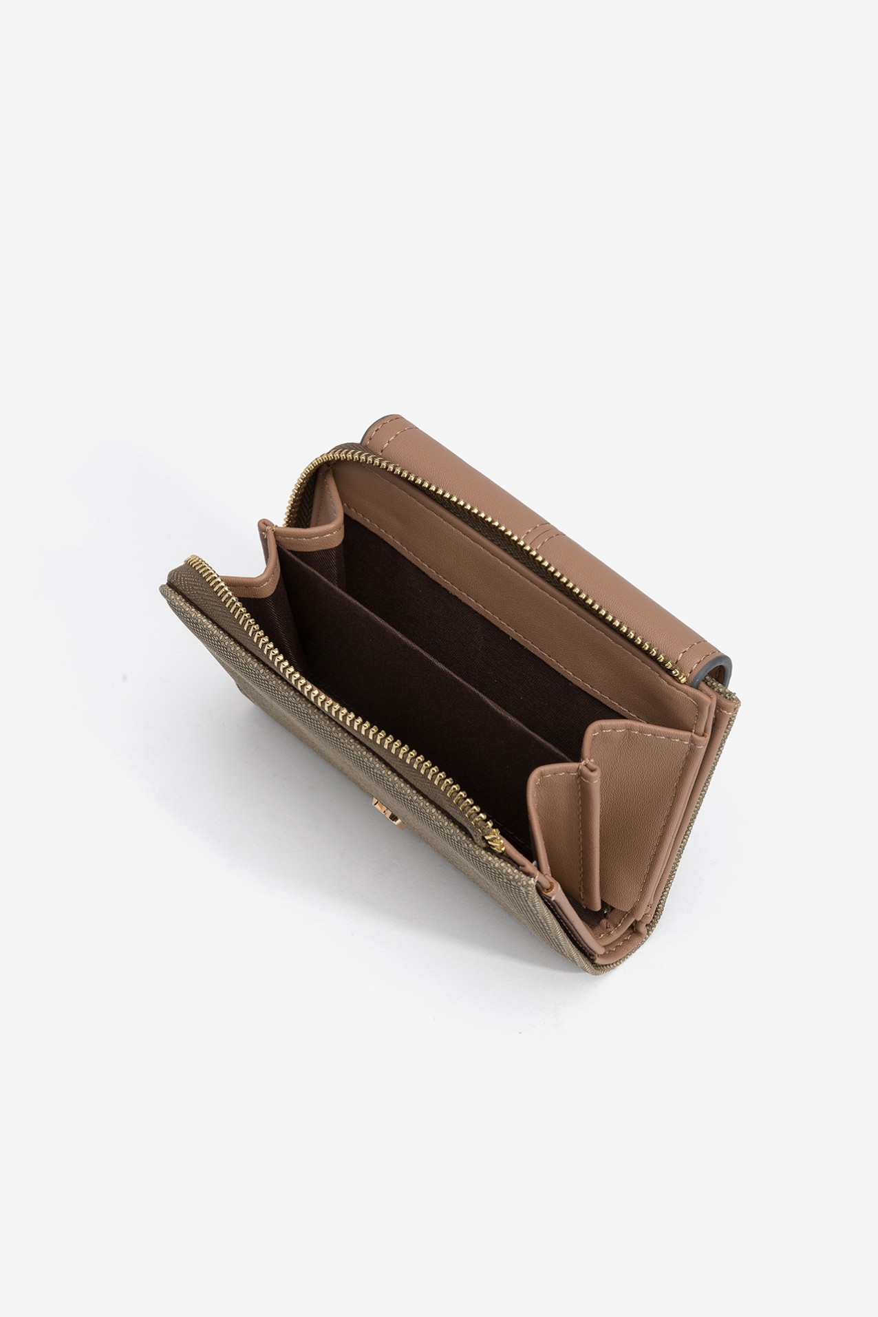 Bicolour Textured Wallet