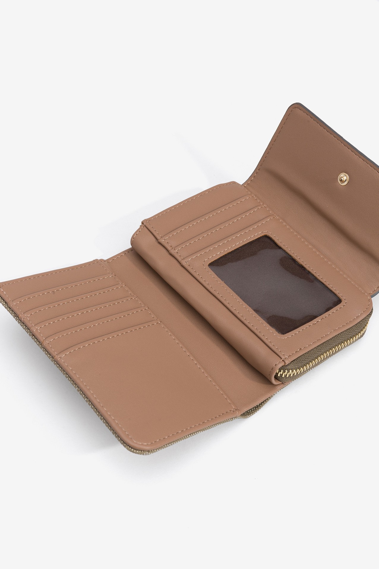 Bicolour Textured Wallet