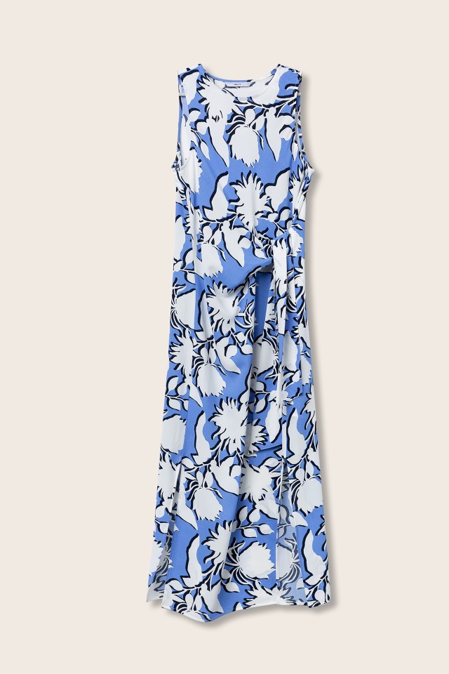 Printed Midi Dress