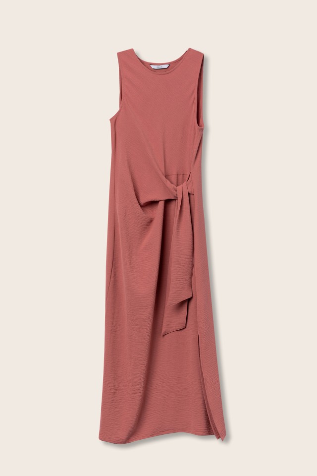 Textured Midi Dress