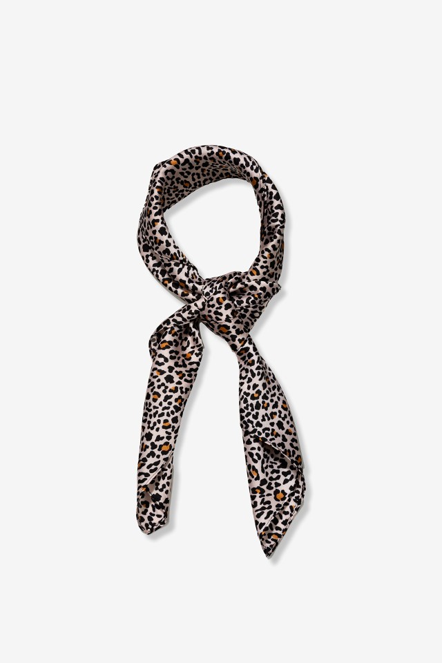 Bandana Acetinada Leopardo