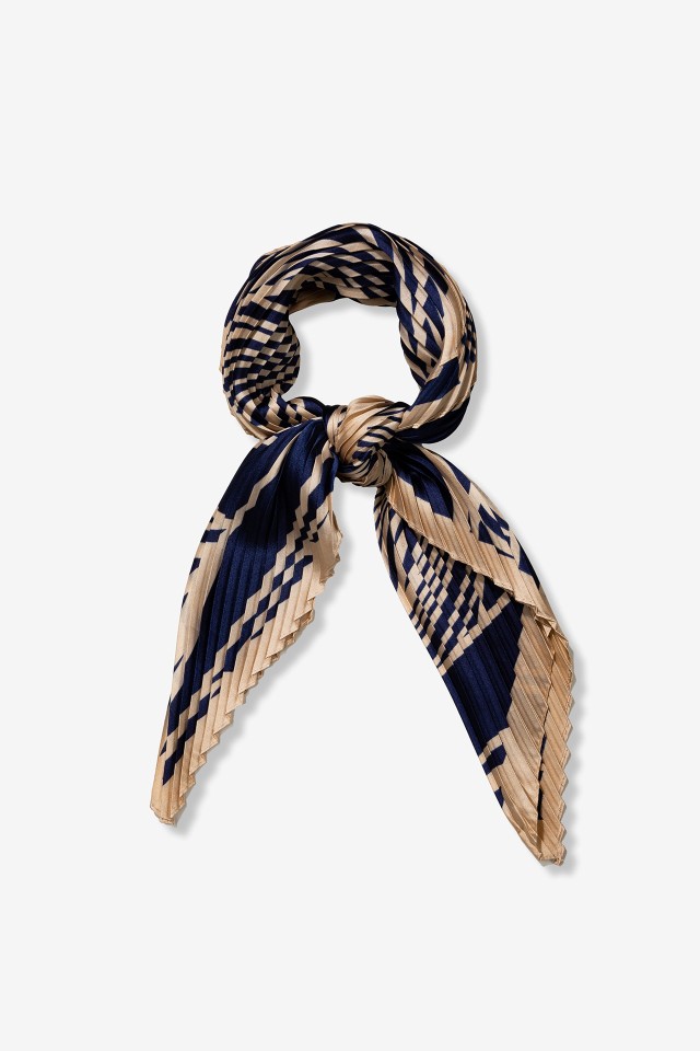 Bandana Plissada Bicolor