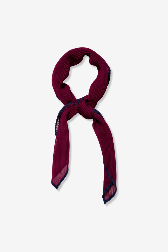Bandana Plissada Bicolor