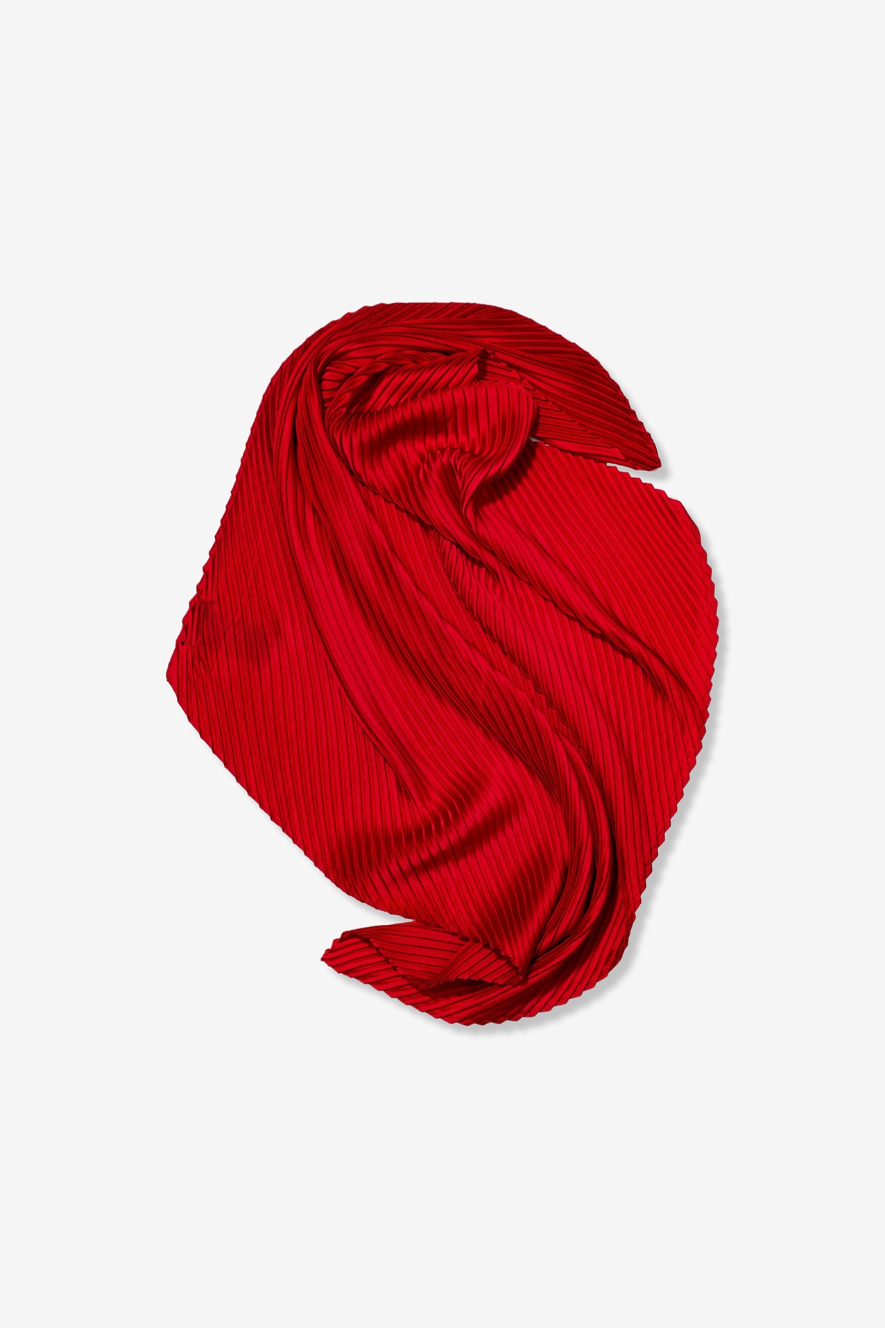 Pleated Satin Bandana